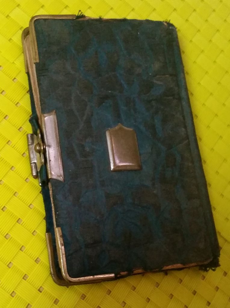 Abraham Posthumus notebook - back